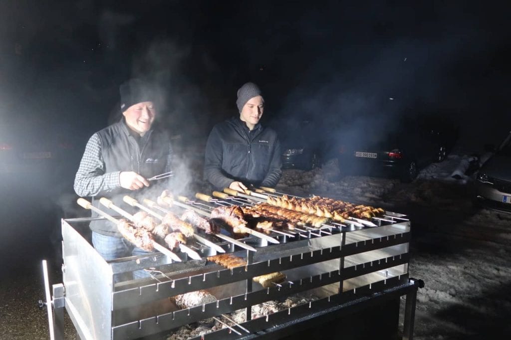 Feines brasilianisches Churrasco