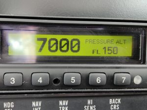 Transponder VFR, Reiseflughöhe FL 150